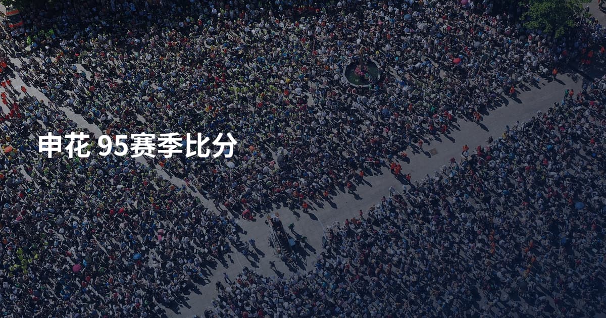 申花 95赛季比分