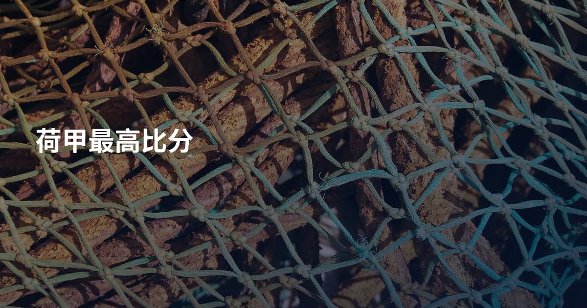 荷甲最高比分