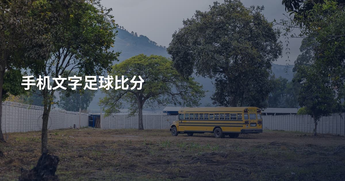 手机文字足球比分