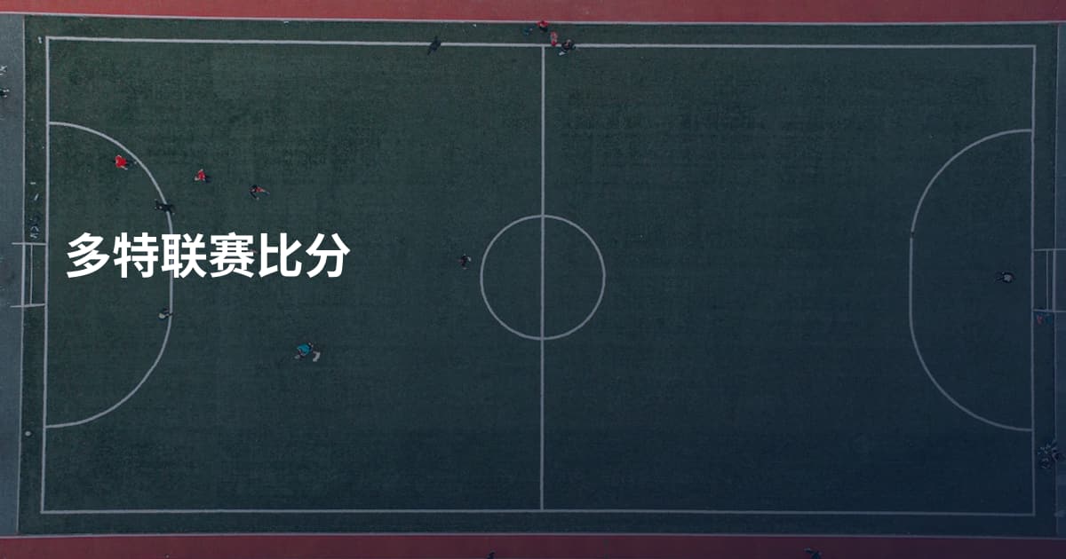 多特联赛比分