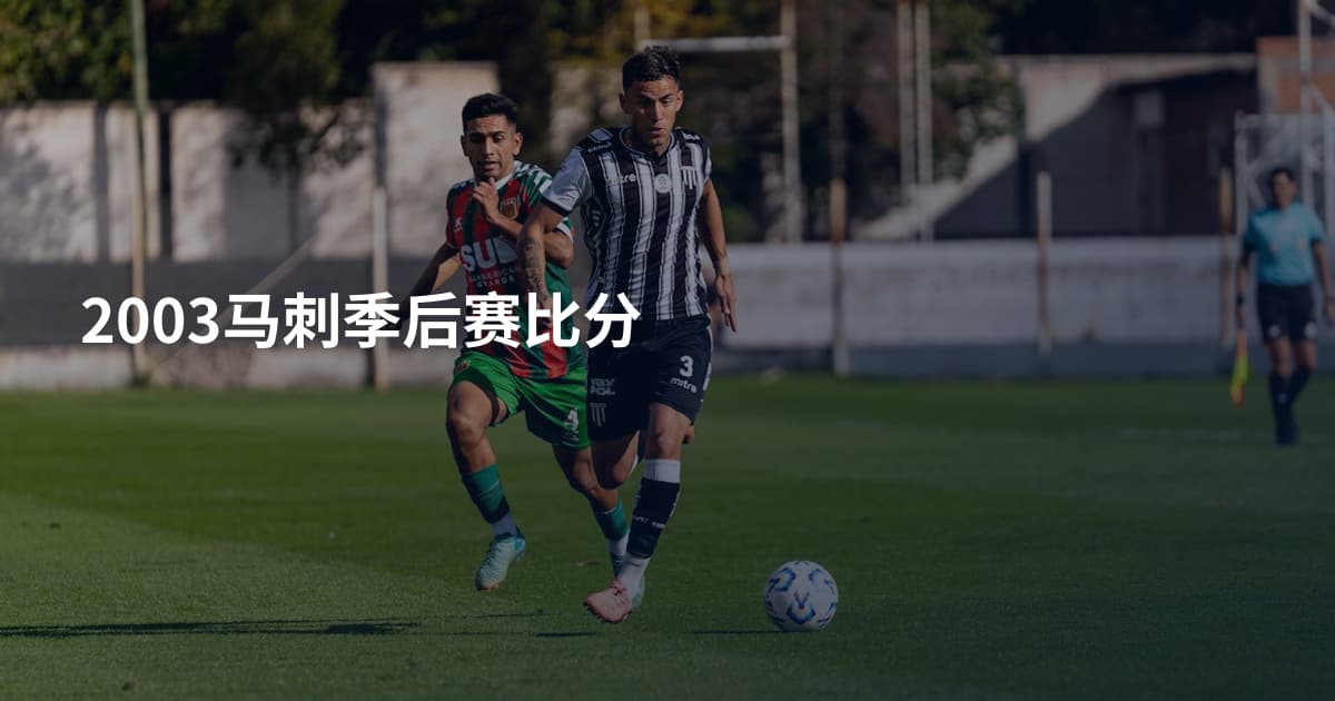 2003马刺季后赛比分