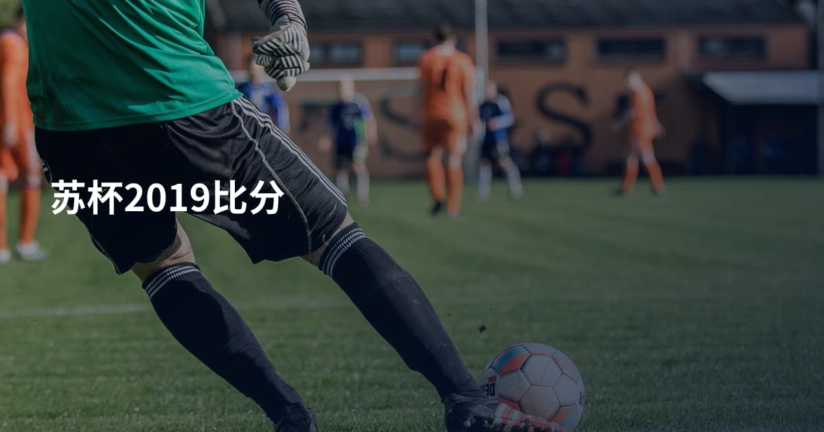 苏杯2019比分
