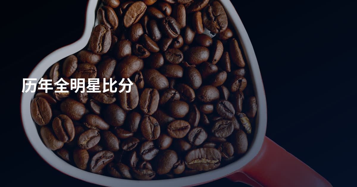 历年全明星比分