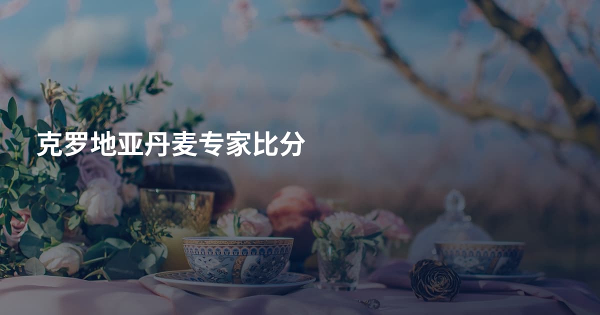 克罗地亚丹麦专家比分