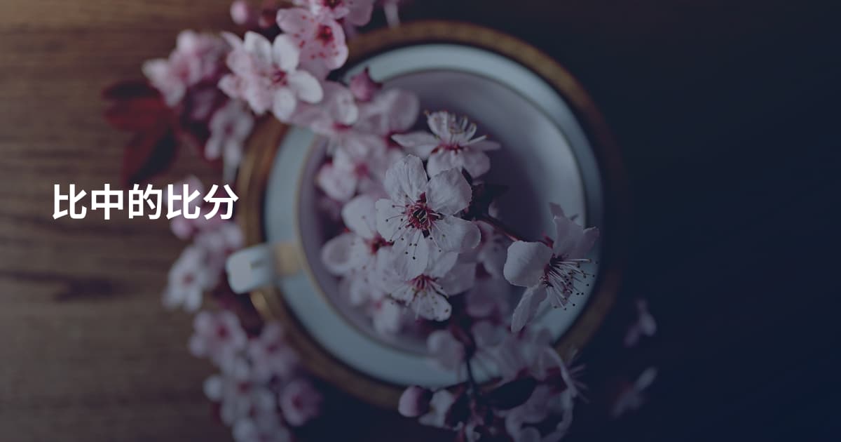 比中的比分