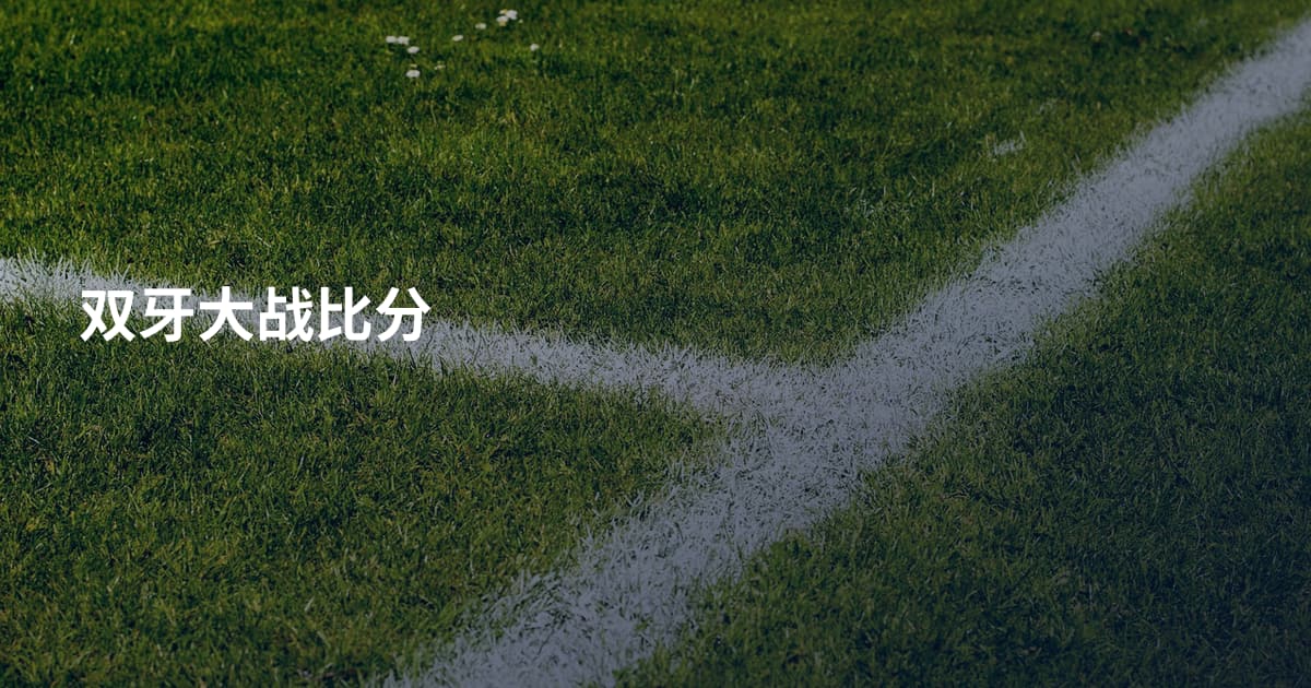 双牙大战比分