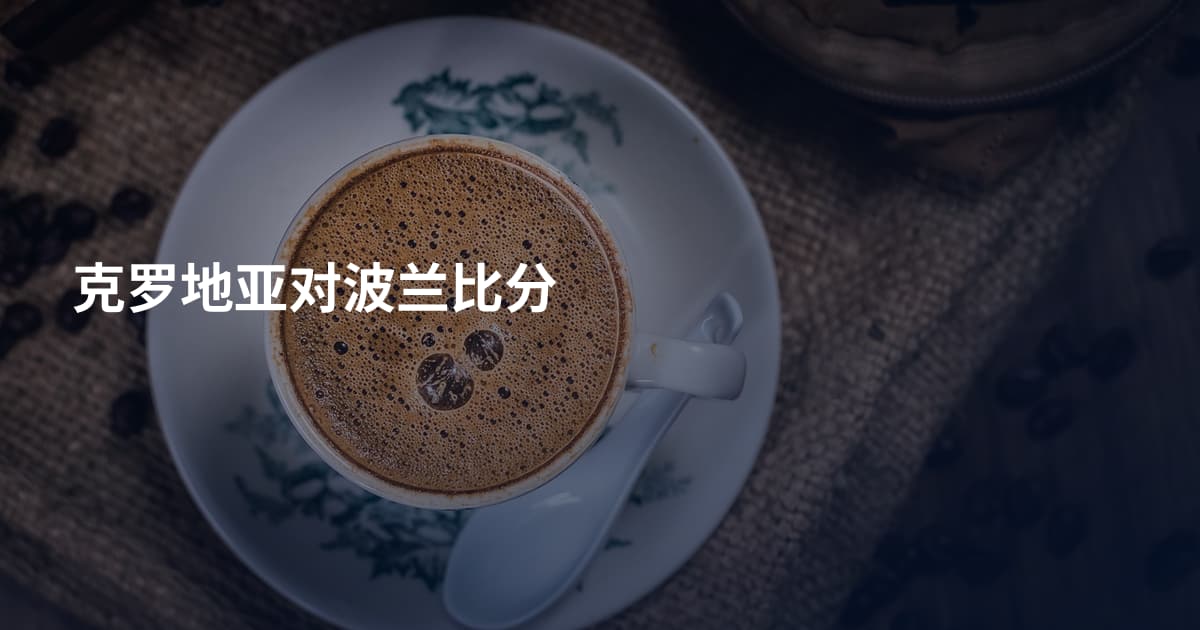 克罗地亚对波兰比分