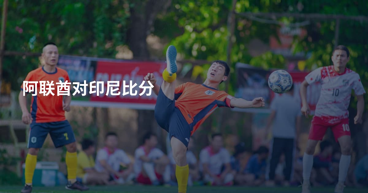 阿联酋对印尼比分