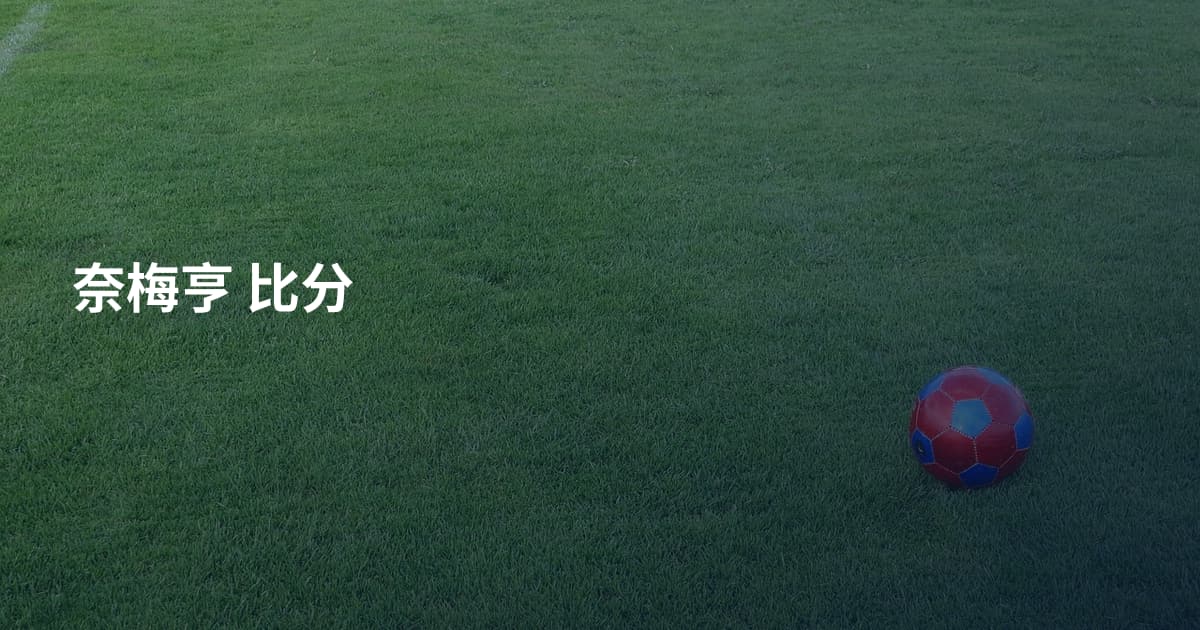 奈梅亨 比分
