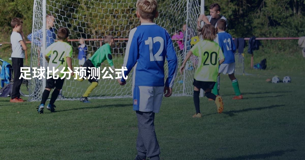 足球比分预测公式