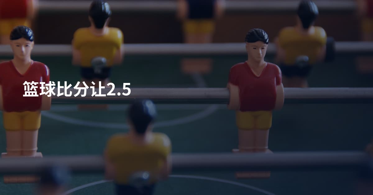 篮球比分让2.5