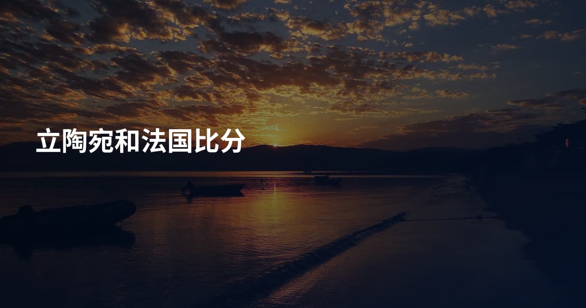 立陶宛和法国比分