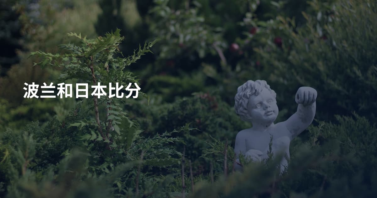 波兰和日本比分
