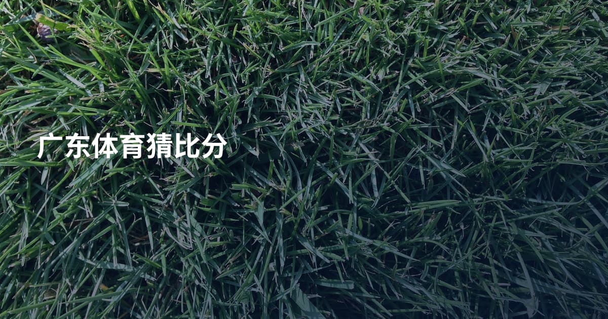 广东体育猜比分