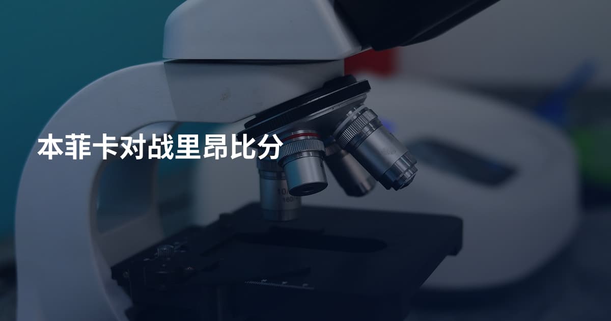 本菲卡对战里昂比分