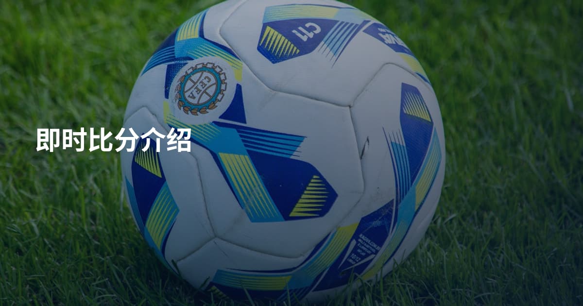 即时比分介绍
