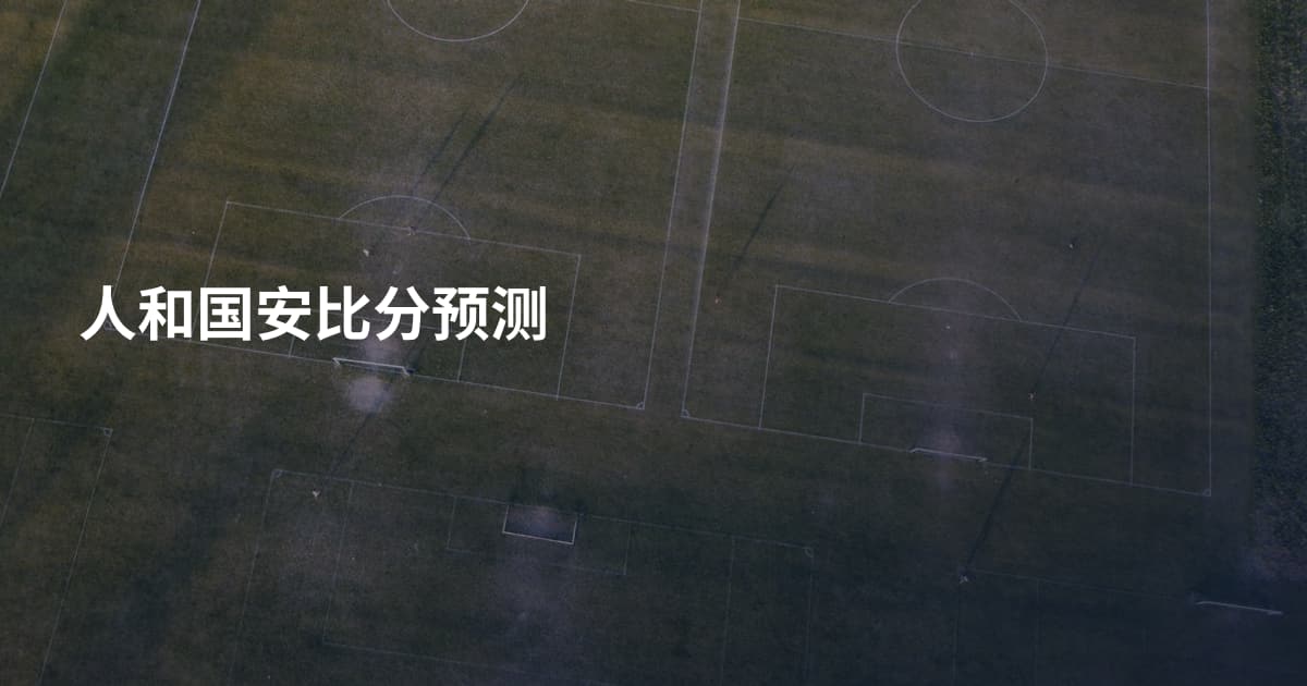 人和国安比分预测