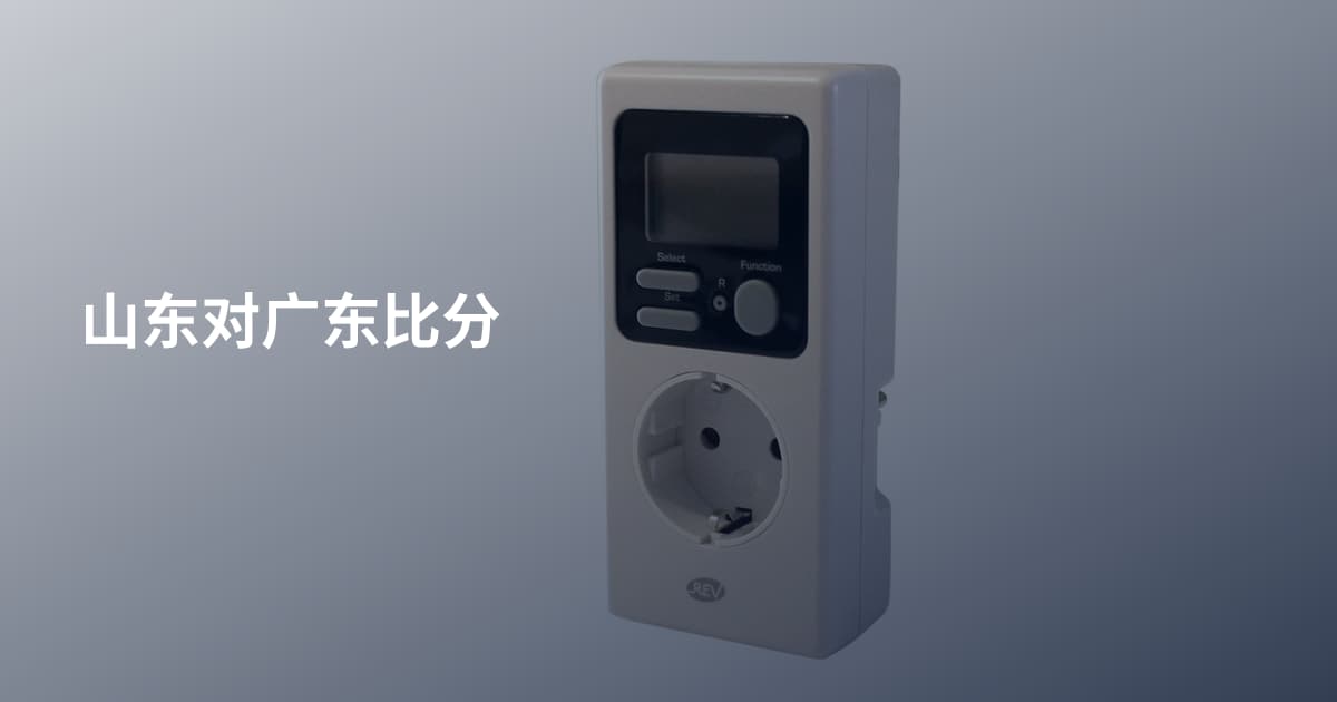 山东对广东比分