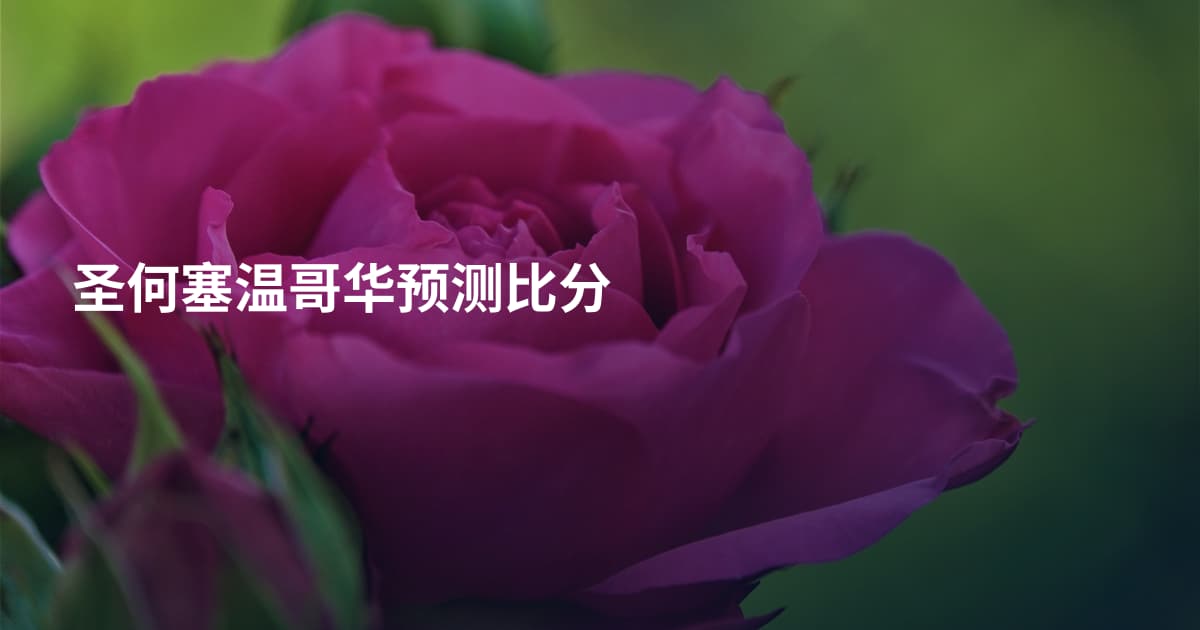圣何塞温哥华预测比分