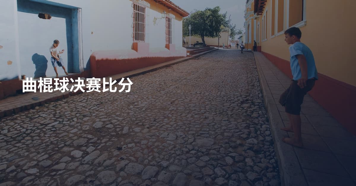 曲棍球决赛比分