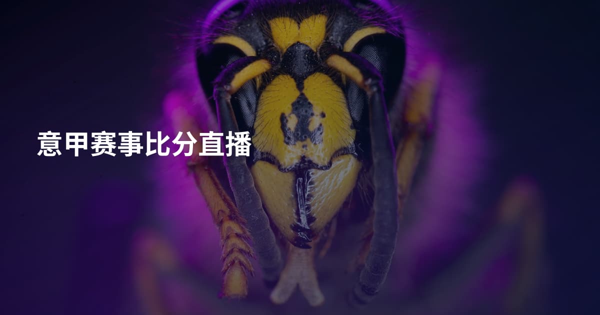 意甲赛事比分直播