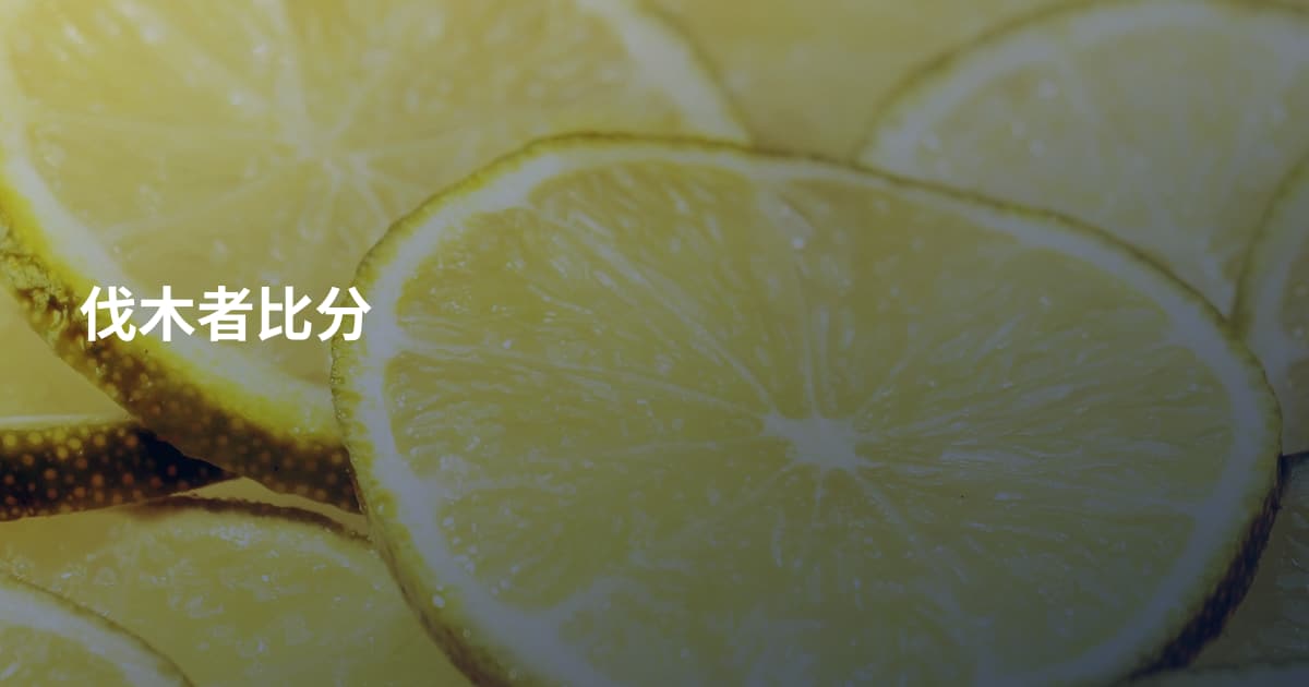 伐木者比分