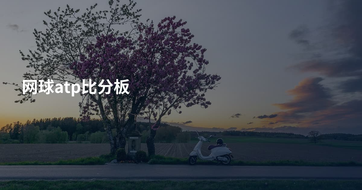 网球atp比分板