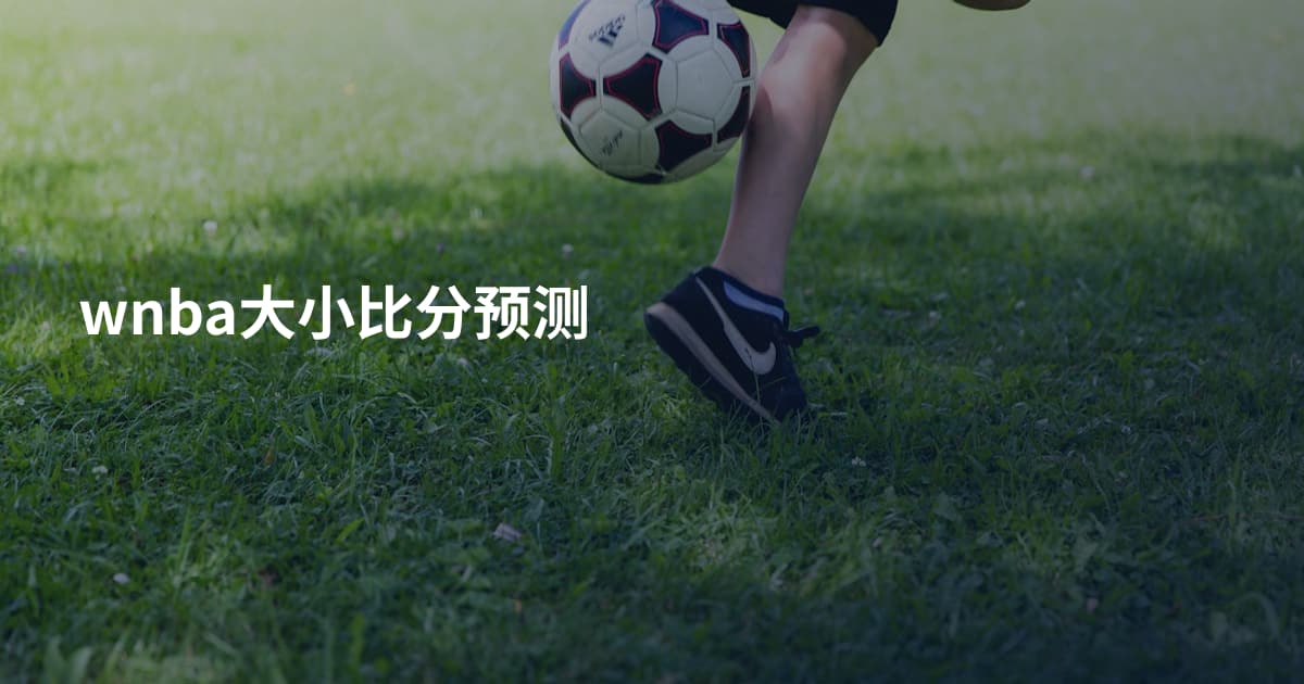 wnba大小比分预测