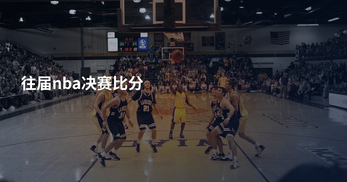 往届nba决赛比分