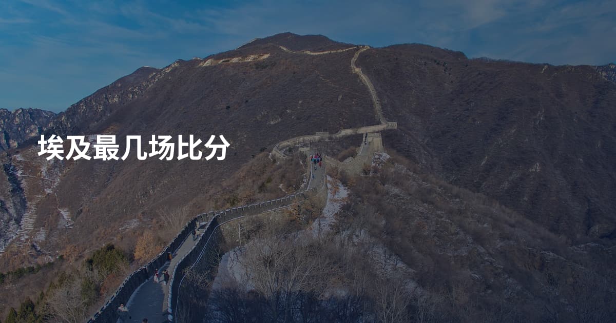 埃及最几场比分