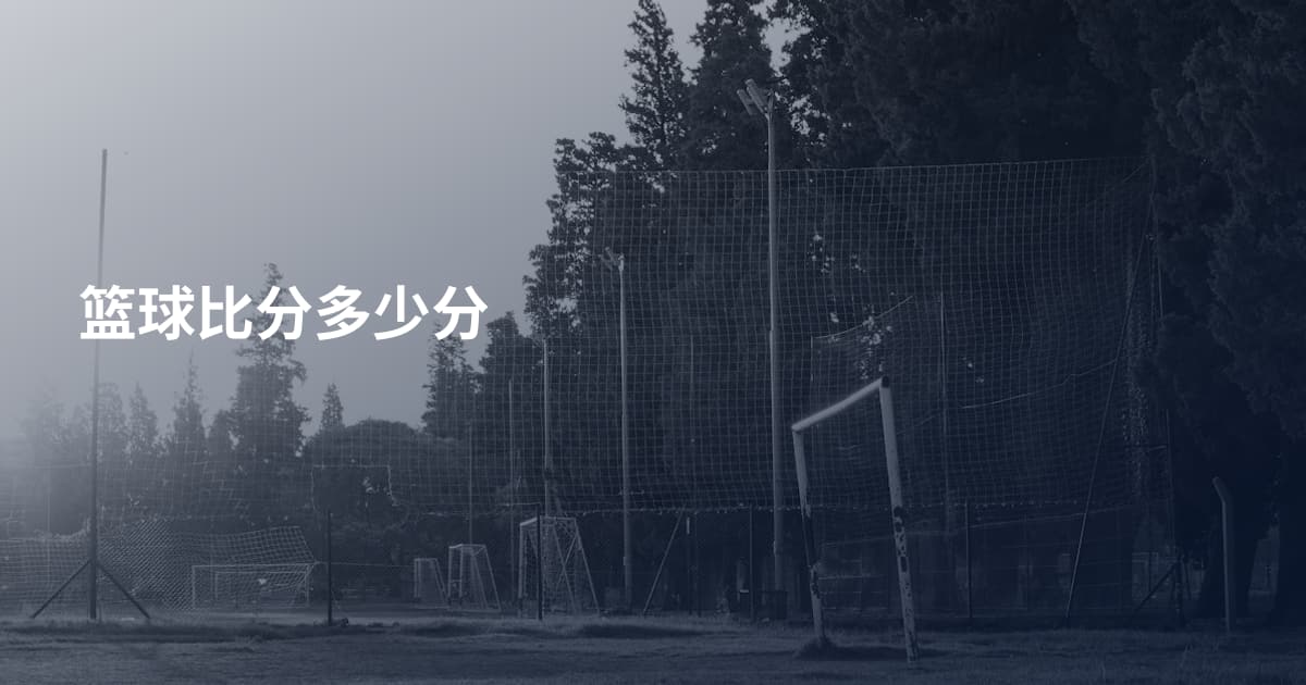 篮球比分多少分