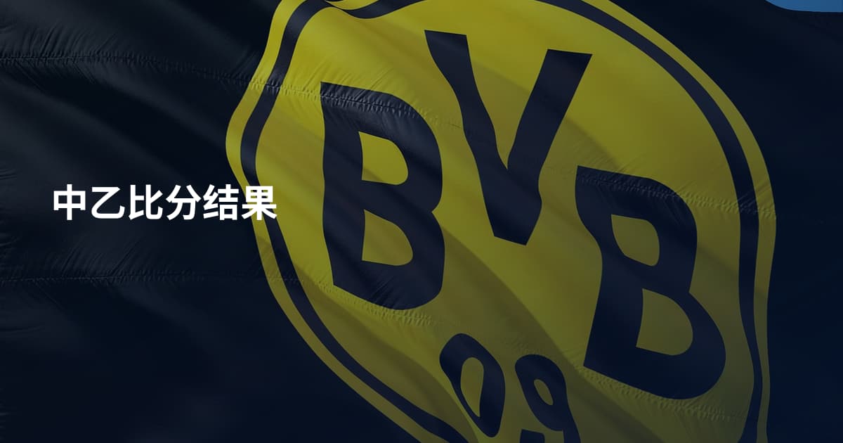 中乙比分结果