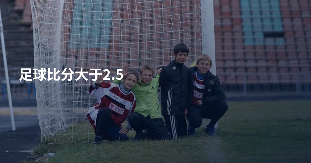 足球比分大于2.5