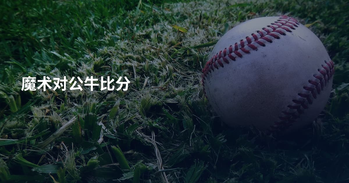 魔术对公牛比分