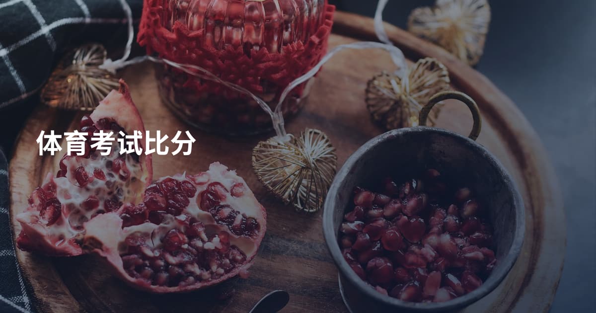 体育考试比分