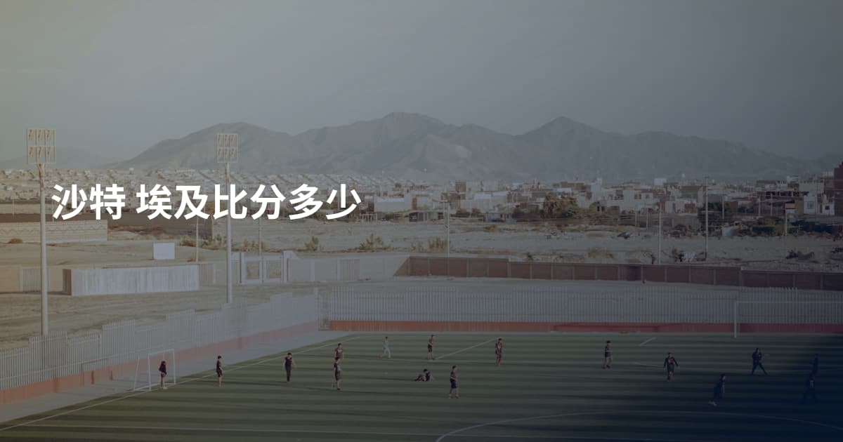 沙特 埃及比分多少