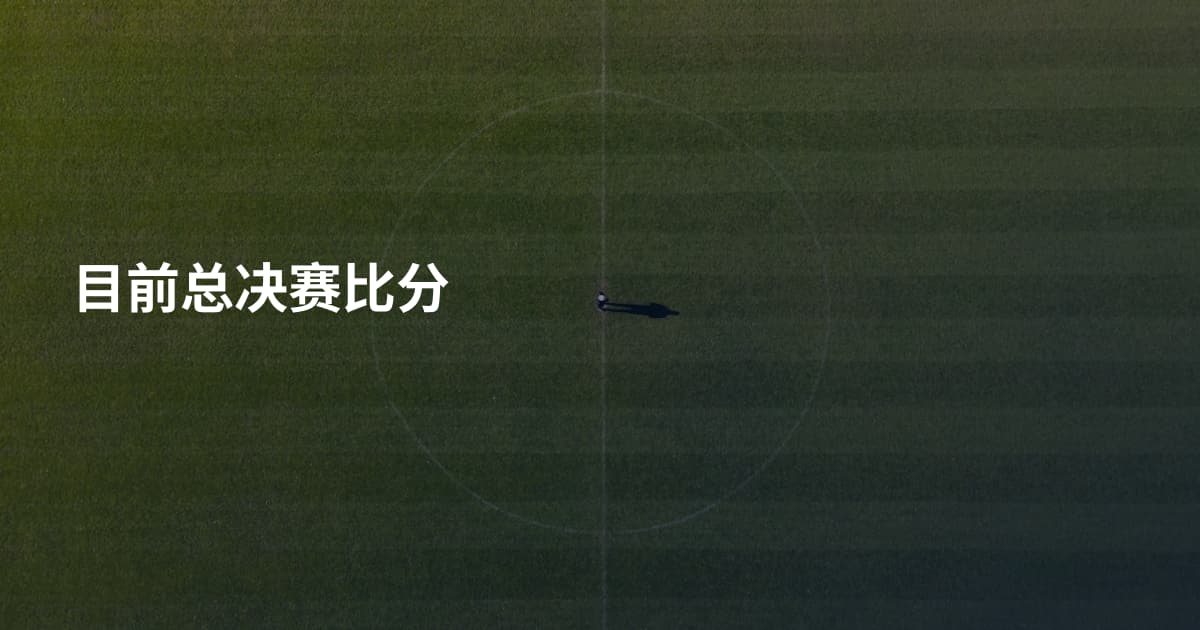 目前总决赛比分