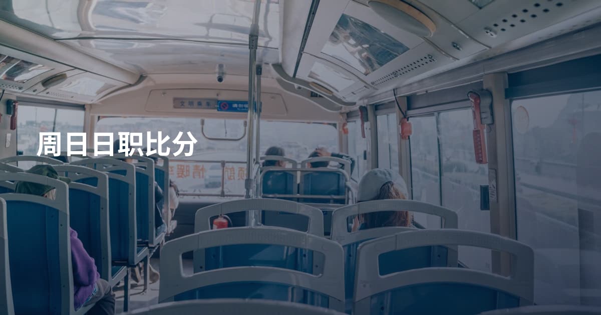 周日日职比分