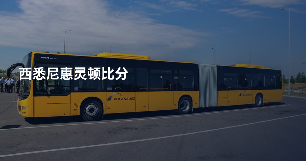 西悉尼惠灵顿比分