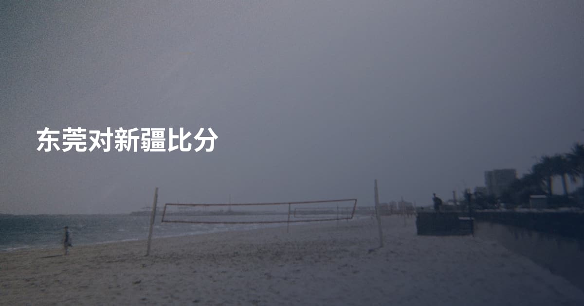 东莞对新疆比分