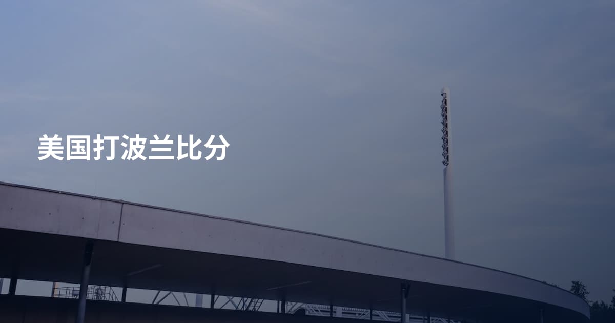 美国打波兰比分