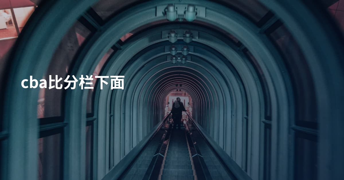 cba比分栏下面