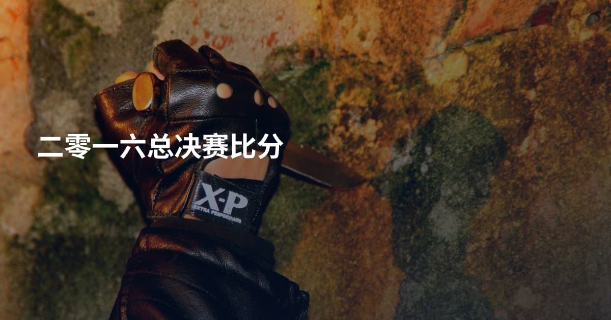 二零一六总决赛比分