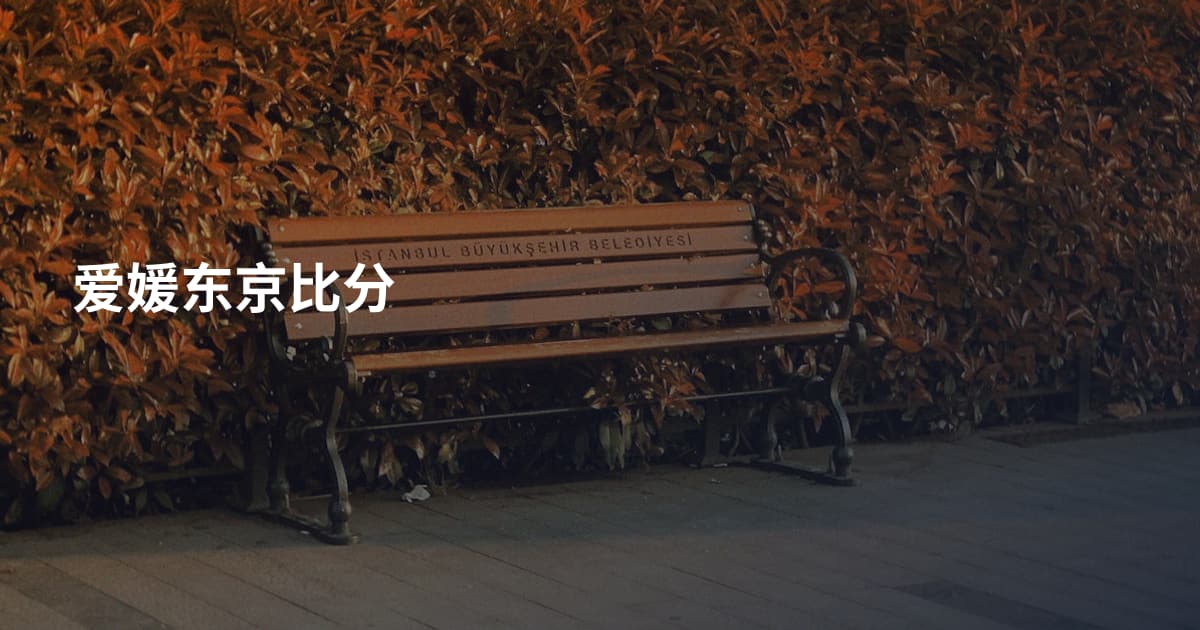爱媛东京比分