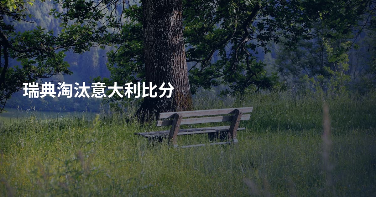 瑞典淘汰意大利比分