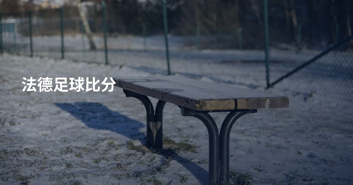 法德足球比分