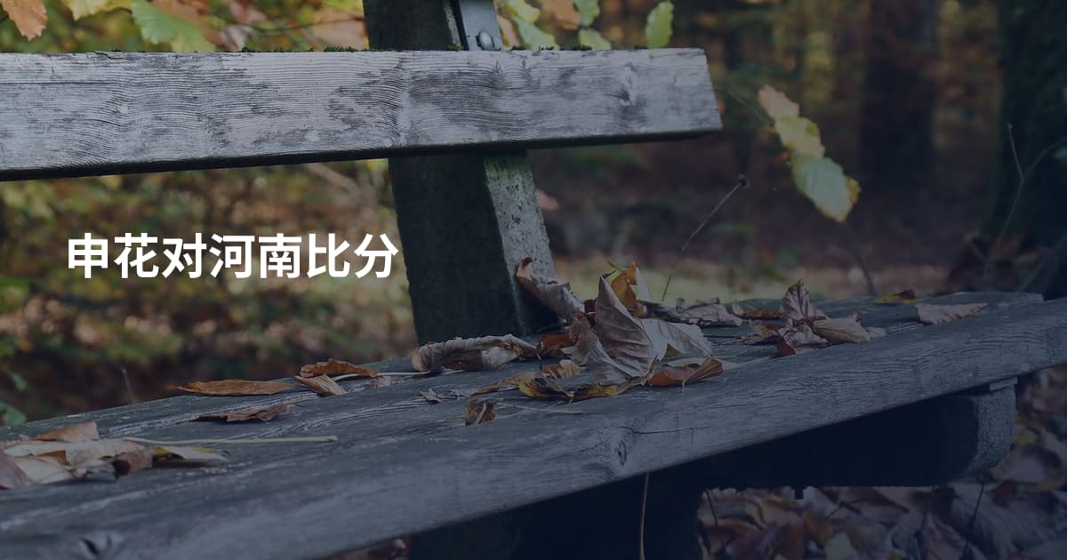 申花对河南比分