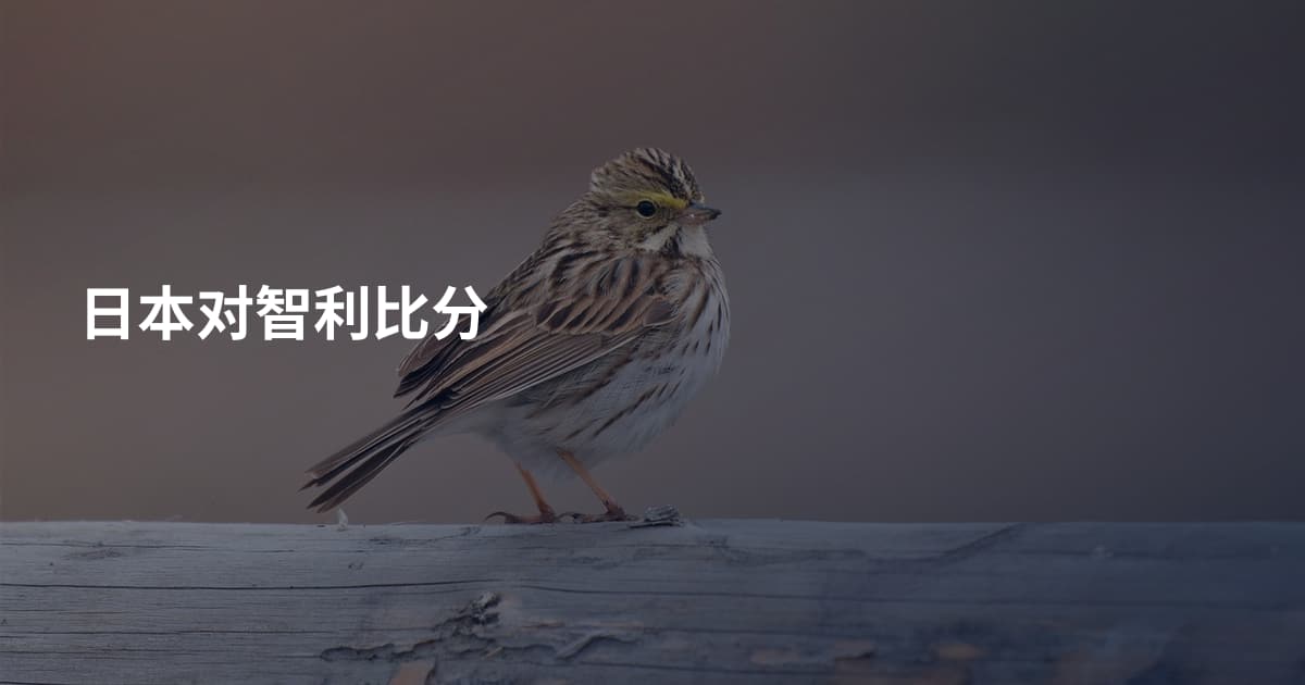 日本对智利比分