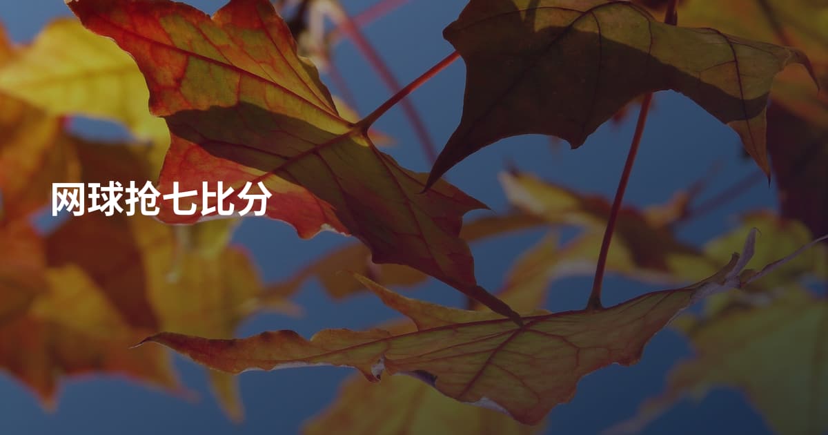 网球抢七比分
