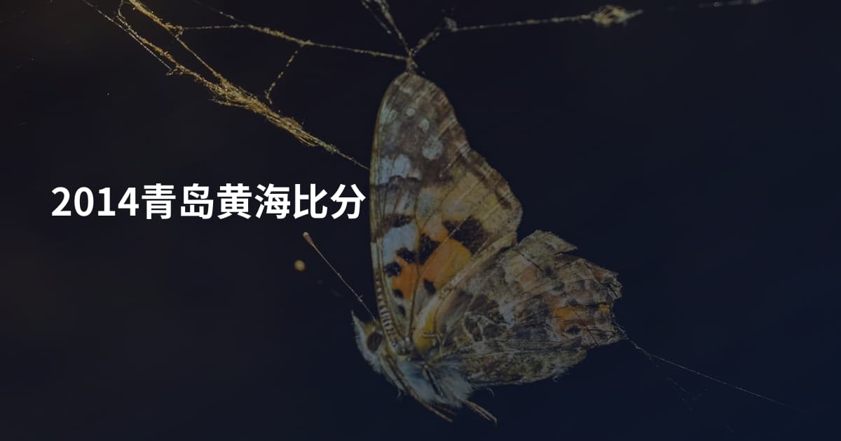 2014青岛黄海比分